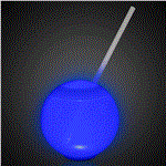 LED Ball Cup with Straw - 20 ounce
