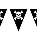 Skull & Crossbones Pennant Banner Decoration