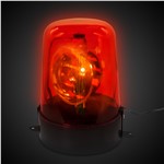 Red-Orange Police Light