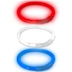 Red, White, and Blue Glow Bracelets