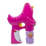 LED Pink Rooster Bubble Gun