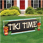Tiki Time Banner Decoration