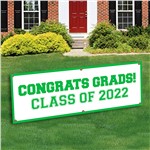 Green 2022 Graduation Banner Decoration