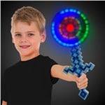 Blue LED Pixel Windmill Sword