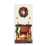 Holiday Fireplace Scene Setter