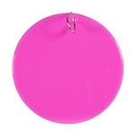 Pink Plastic Medallion â€“ 2.5