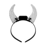 LED Multi-Color Crystal Devil Horns Headband