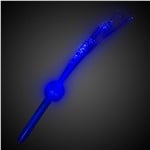 Blue LED Fiber Optic Wand-12 Pack