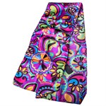 Colorful Psychedelic 70's Scarves - 10 Per Unit