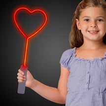 LED Red Heart Wand