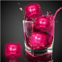 LED Neon Pink Ice Cubes