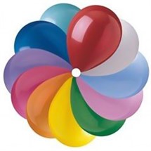 Assorted Color Latex 12" Balloons