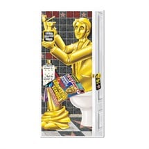 Awards Night Bathroom Door Cover