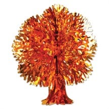 Metallic Fall Tree Centerpiece