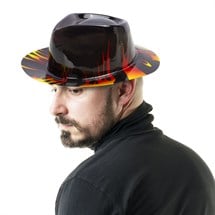 Flame Fedora Hats