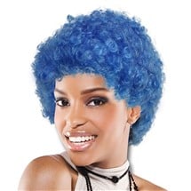 Blue Afro Wig