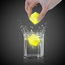 Yellow Glow Ice Cubes