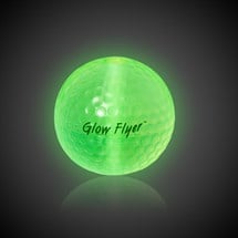 Green Glow Flyer Golf Ball