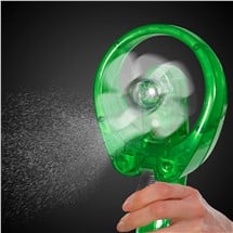Green Water Spray Fan