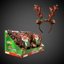 LED Reindeer Antlers Headbands Retail Display