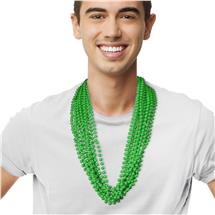 Green 33" 7mm Bead Necklaces