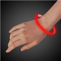 Red Glow 9" Bracelets