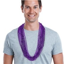 Purple Bead 33" Necklaces