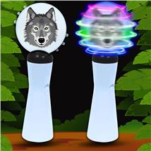 LED Wolf Coin Spinner Wand