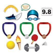 Olympic Sports Photo Booth Prop Kit