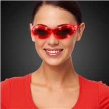 LED Red Sunglasses