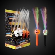 LED Halloween Fiber Optic Wands Retail Counter Display