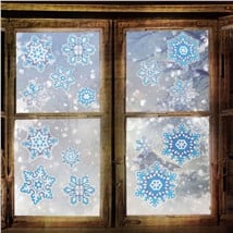 Snowflakes Window Clings