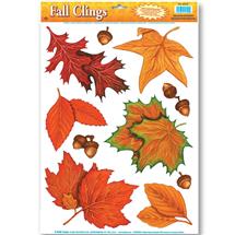 Fall Leaf Window Clings