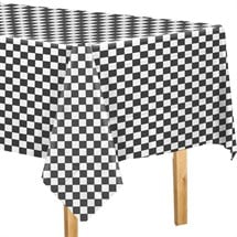 Checkered Plastic Table Cover