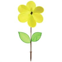 Yellow Flower Wind Spinner
