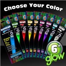 6" Glow Sticks - Retail Pack