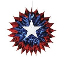 Patriotic Metallic Star