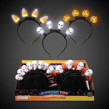 LED Halloween Headbands Retail Counter Display