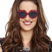 Red Lip Sunglasses