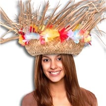 Beachcomber Hat with Flowers