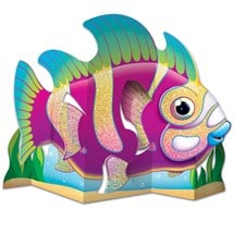 Fish Glitter Centerpiece