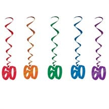 60 Whirl Decorations