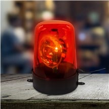 Red Orange Police Light
