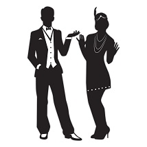 Roaring 20's Silhouette Decorations