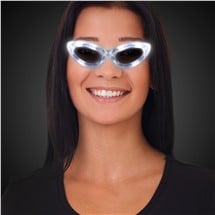 LED White Sunglasses
