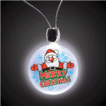 LED Merry Christmas Necklace