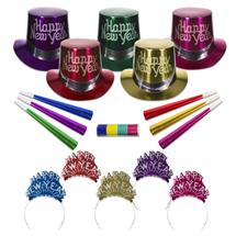 Metallic New Year Party Kit For 10