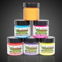 Assorted Glominex Glow Paint Jars