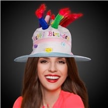 LED Birthday Cake Hat