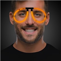 Orange Glow Eyeglasses